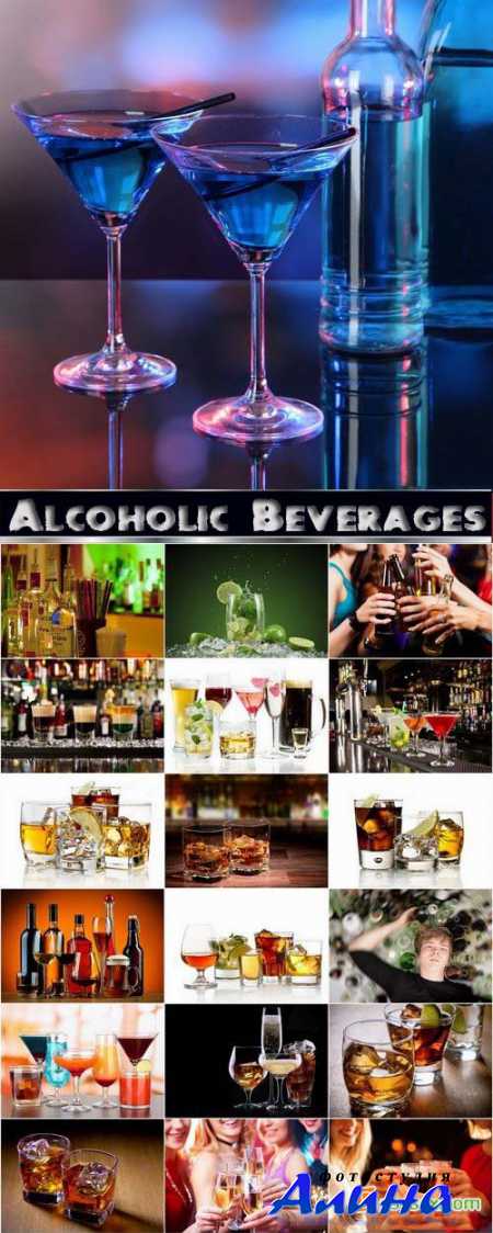Alcoholic Beverages and bar Stock Images
