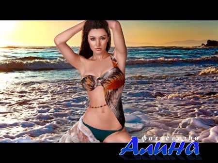 Fashion Photo Shoot with Model on the Beach